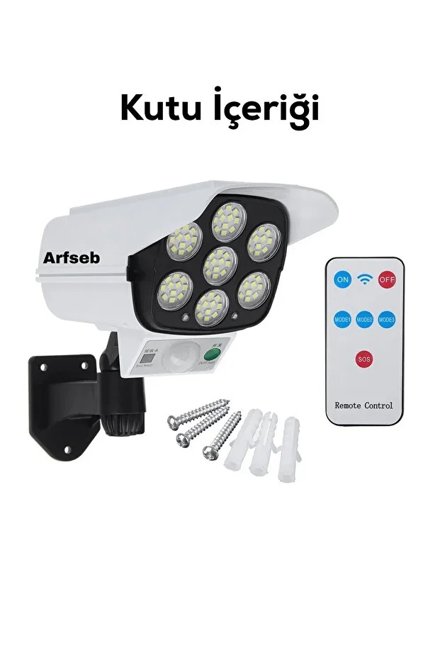 Kamera Görünümlü Solar LED Lamba Kamera Görünümlü Solar LED Lamba